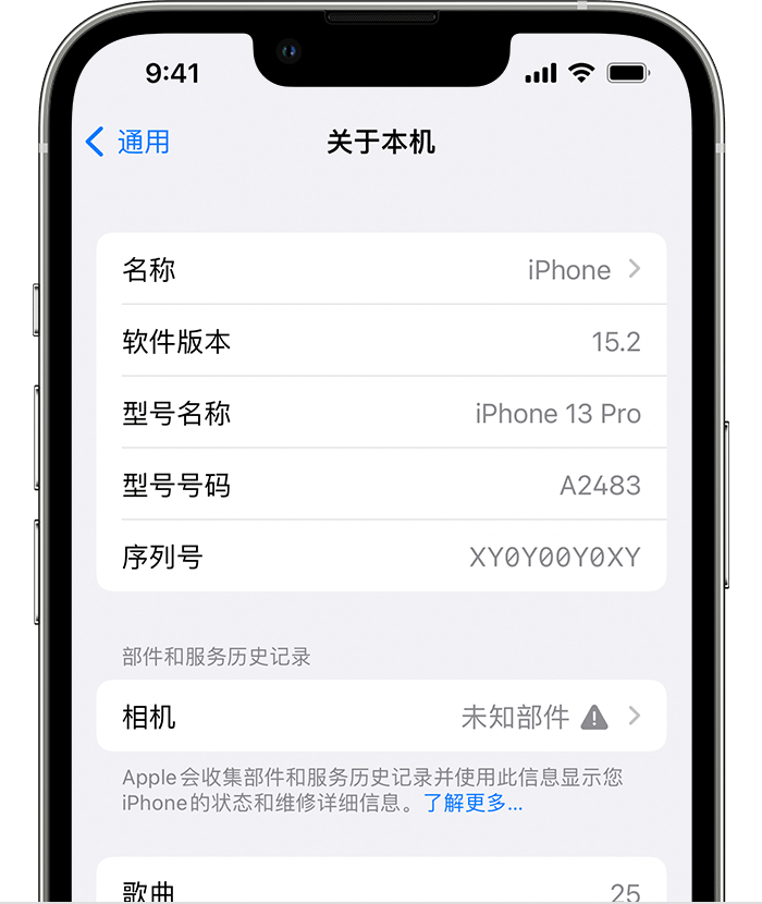 驿城苹果维修分享iPhone 出现提示相机“未知部件”是什么原因？ 