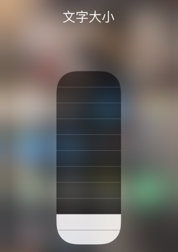 驿城苹果手机维修分享小技巧：在 iPhone 控制中心快速调节字体大小 